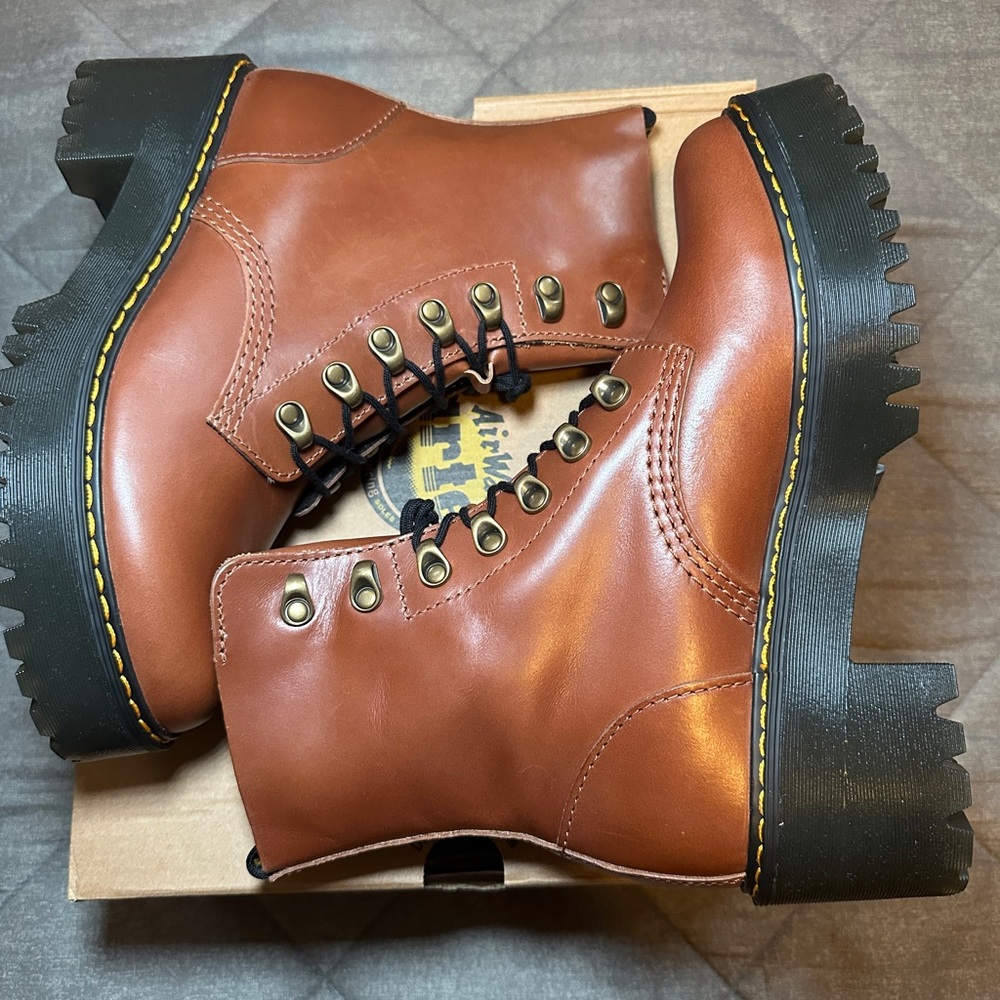 Dr. Martens Brown Leather Boots